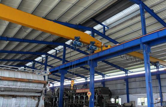 Cầu trục sử dụng 2 palang kép